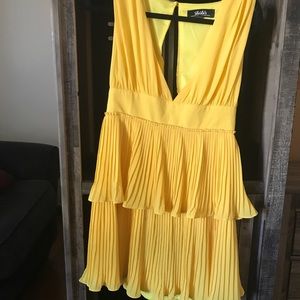Yellow Mini Dress
